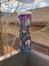 Load image into Gallery viewer, NEW flip top sipper lid Snowglobe Tumbler