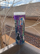 Load image into Gallery viewer, NEW flip top sipper lid Snowglobe Tumbler
