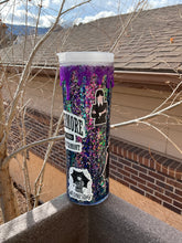 Load image into Gallery viewer, NEW flip top sipper lid Snowglobe Tumbler