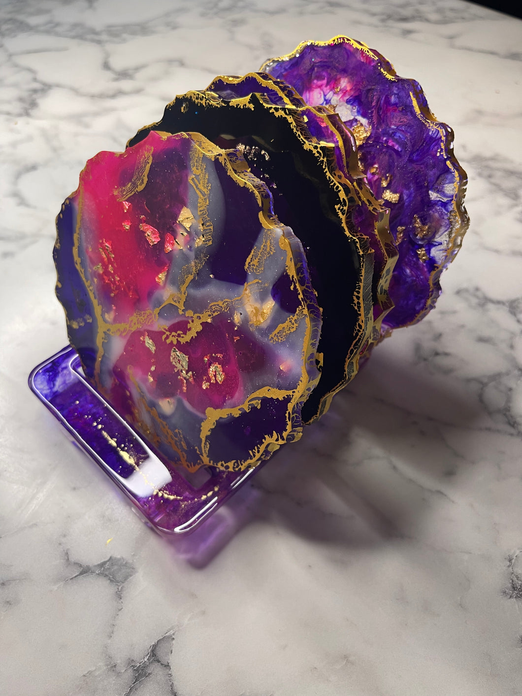 Geode Coaster Set