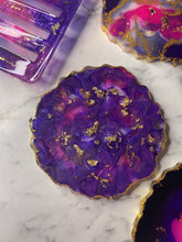 Load image into Gallery viewer, Geode Coaster Set

