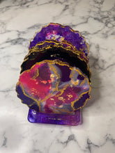 Load image into Gallery viewer, Geode Coaster Set
